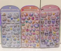 サンリオコットンパフィ　3種セット
