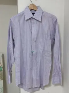 美品　L 39-84 ストライプ　ボタンダウン　ビジネスシャツ