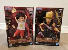 ワンピースFILM RED DXF モンキー.D.ルフィ&ウソップ　フィギュア