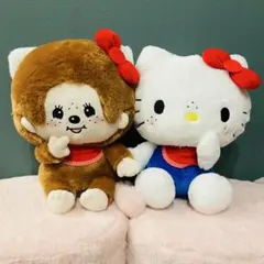 コンプリート モンチッチ ハローキティ おそろいBIGぬいぐるみ