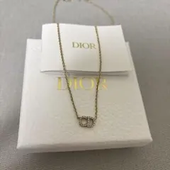 DIOR ネックレス CDロゴ ラインストーン ゴールドカラーのサムネイル