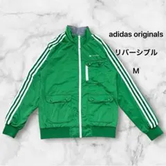90s 00s 2WAY リバーシブル トラックジャケット アディダス 緑 M