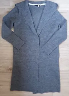 ICB オンワード樫山　ロングカーディガン ガウン 羽織り　ニット