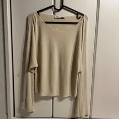 ZARA ベージュ 長袖 S