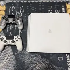 PlayStation 4 本体 1TBホワイト コントローラー2つ