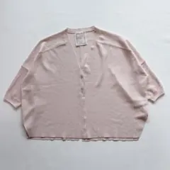 BEARDSLEY/ ビアズリー サラッとカーディガン ピンク Fのサムネイル