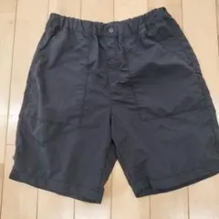 美品です。UNIQLO ハーフパンツ 水陸両用 160 黒 ギアショートパンツ