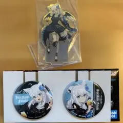 ホロライブ　白上フブキ アクリルスタンド＆缶バッジセット