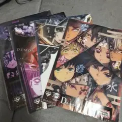 新品未開封 一番くじ 鬼滅の刃〜姉の仇〜 D賞 クリアポスター4枚セット