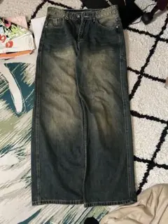 y2k archive似 ワイドデニム