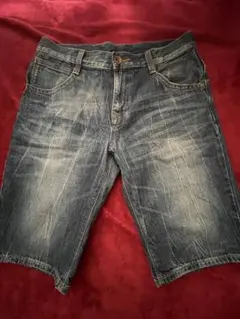 EDWIN デニムハーフパンツ　30インチ　インディゴブルー