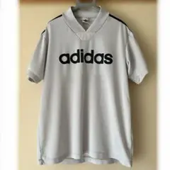 adidas ホワイト トレフォイル サッカーシャツ スポーツシャツ