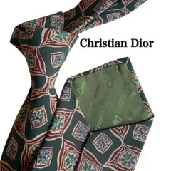 Christian Dior MONSIEUR ネクタイ シルク100% カーキ - メルカリ