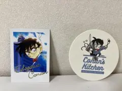 名探偵コナン　北栄町イベント限定品　チェキ風カード　江戸川コナン　コースター付
