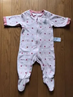 ユニクロ ディズニー ミニー 足つき ロンパース カバーオール 70