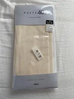 靴下屋　タイツ　PUFTY40d オフホワイトのサムネイル