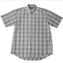 BURBERRY LONDON ノバチェック柄 ボタンダウンシャツ