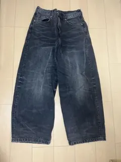 H&M SUPER BAGGY ダークグレー 30/30