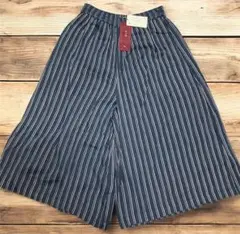 【新品未使用】A.I.C ストライプ ガウチョパンツ Mサイズ