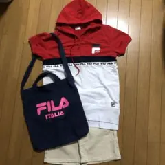 3点セットFILA &CECILMcBEE半袖パーカー トートバック スカート