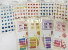 カミオジャパン 日本 世界 色見本帖 ステッカー シートシール まとめ売り