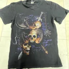 IMPORT GEAR スカル グラフィック ブラック Tシャツ