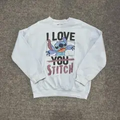 極美品 US古着 海外規格90s ディズニー スウェット スティッチ