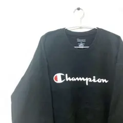champion チャンピオン　ゆるだぼ ブラック　XL メンズ　トレーナー