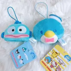 サンリオ タキシードサム ハンギョドン ぬいぐるみ フェイスマスコット