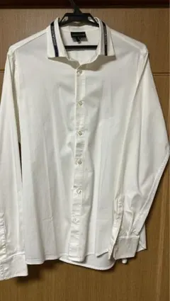 EMPORIO ARMANI ホワイト長袖シャツ