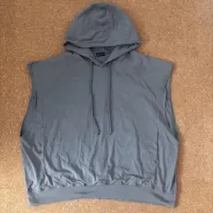 【完売品】LAD MUSICIAN ノースリーブ　パーカー　グレー〈174〉のサムネイル
