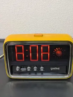 レア LUMITIME KT-10B ルミタイム 置時計 昭和レトロ ビンテージ