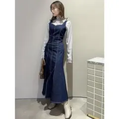 dazzlin ダズリン キャミワンピース デニム