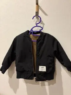 SHIPS KIDS ボアブルゾン ブラック 80