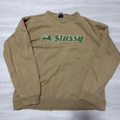 STUSSY トレーナー スウェット 90s レア 紺タMサイズ