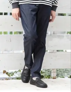 B:MING by BEAMS / デニムライク スリムイージーパンツ　Lサイズのサムネイル