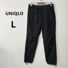 UNIQLO L ブラック ヒートテック ウォームイージーパンツ 暖パン
