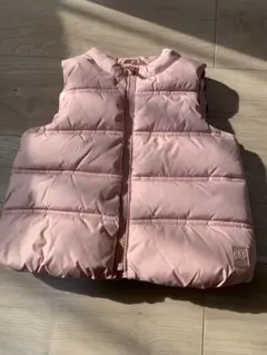 baby GAP 中綿ベスト 18-24m ピンク　ハート　c