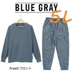 5L 4XL トレーナー スウエット パンツ 大きいサイズ 裏起毛 上下セット