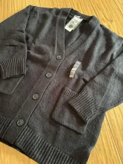 ユニクロ　新品未使用　カーディガン　黒　X L レディース　毛込