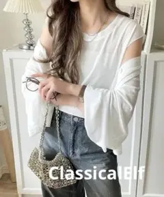 ClassicalElfクラシカルエルフ ドロップショルダー カーディガンのサムネイル