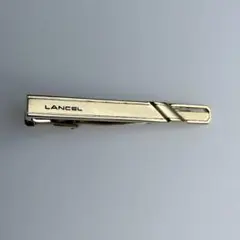 LANCEL ネクタイピン ロゴ ゴールドカラー #323のサムネイル