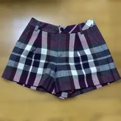 BURBERRYブルーレーベル　ウールショートパンツ