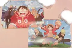 ONEPIECE ワンピース ポスター ルフィ シャンクス 雑誌 付録 RED