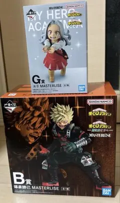 一番くじ　僕のヒーローアカデミア　更に向こうへ B賞 爆豪勝己　G賞 エリ