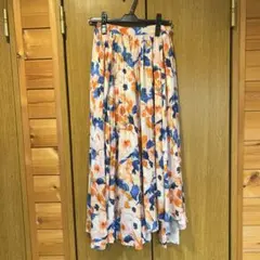 【MERCURYDUO】花柄スカート【ピンク】