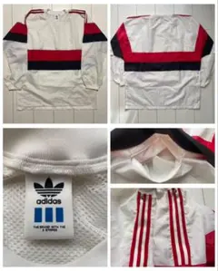 90s old adidas アディダス ナイロン アノラック ジャケット XL