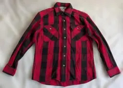 Carhartt 赤黒 バッファローチェック ネルシャツ 長袖