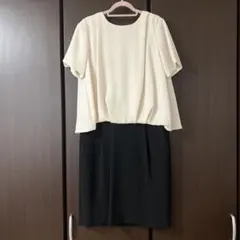 スーツカンパニー/ダブルクロス ブラウジングワンピース/38のサムネイル