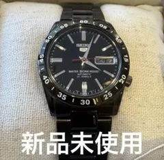親*ブ様 【 廃盤・人気モデル 】新品未使用！セイコー5 ブラック 自動巻き 黒のサムネイル